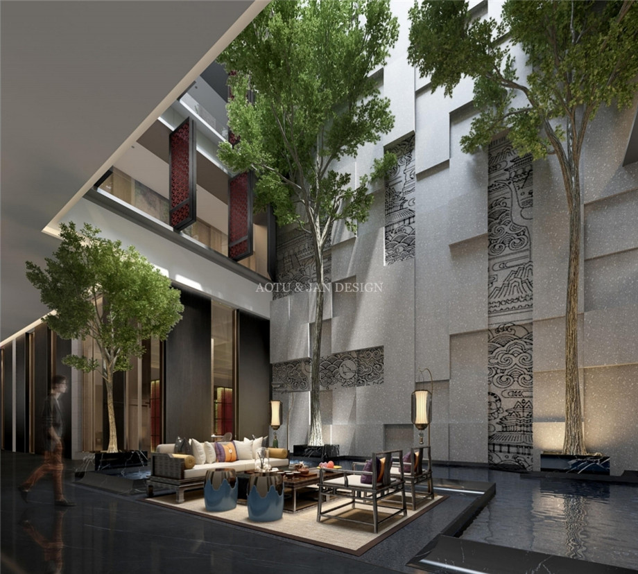 釣魚(yú)臺(tái)大酒店全日制餐廳設(shè)計(jì)案例效果圖 釣魚(yú)臺(tái)大酒店全日制餐廳設(shè)計(jì)案例效果圖