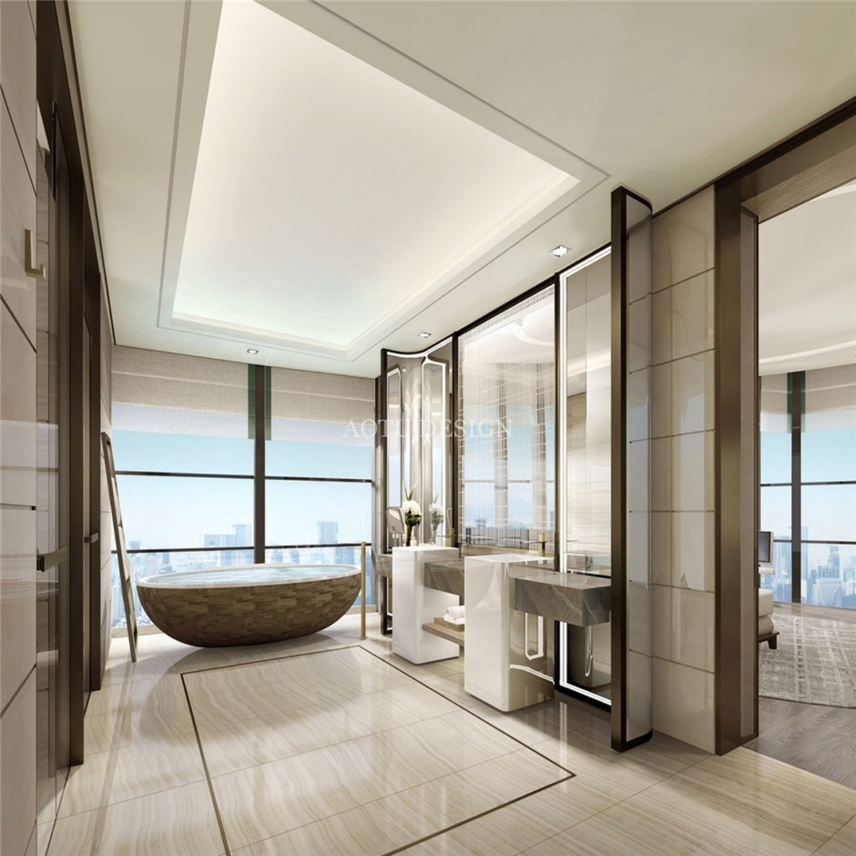 洛陽大酒店客房衛(wèi)生間設(shè)計(jì)方案效果圖 洛陽大酒店客房衛(wèi)生間設(shè)計(jì)方案效果圖