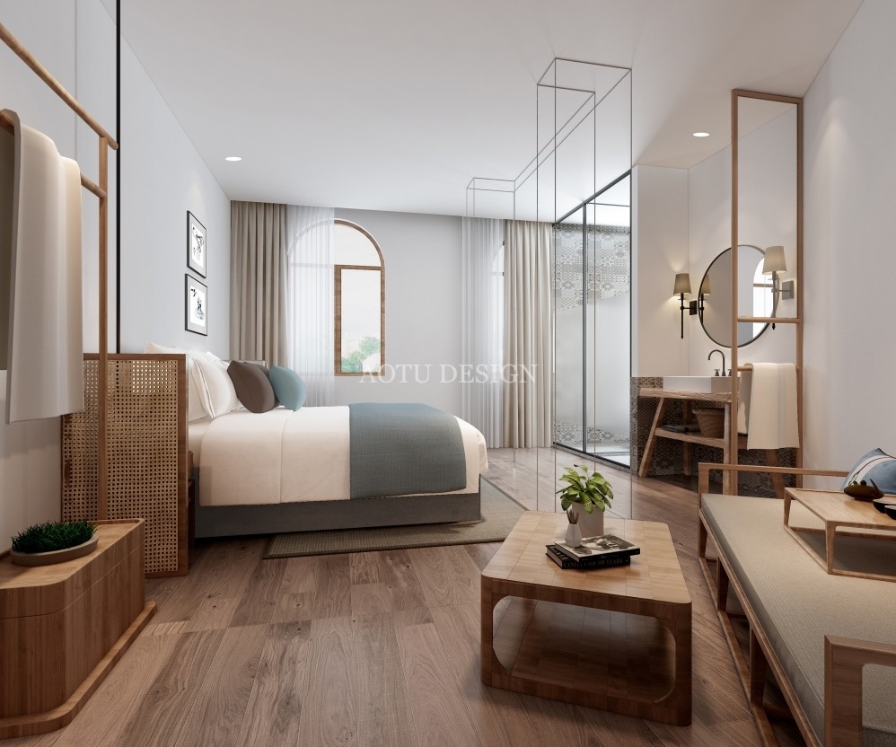 登封酒店大床房設(shè)計效果圖 登封酒店大床房設(shè)計效果圖