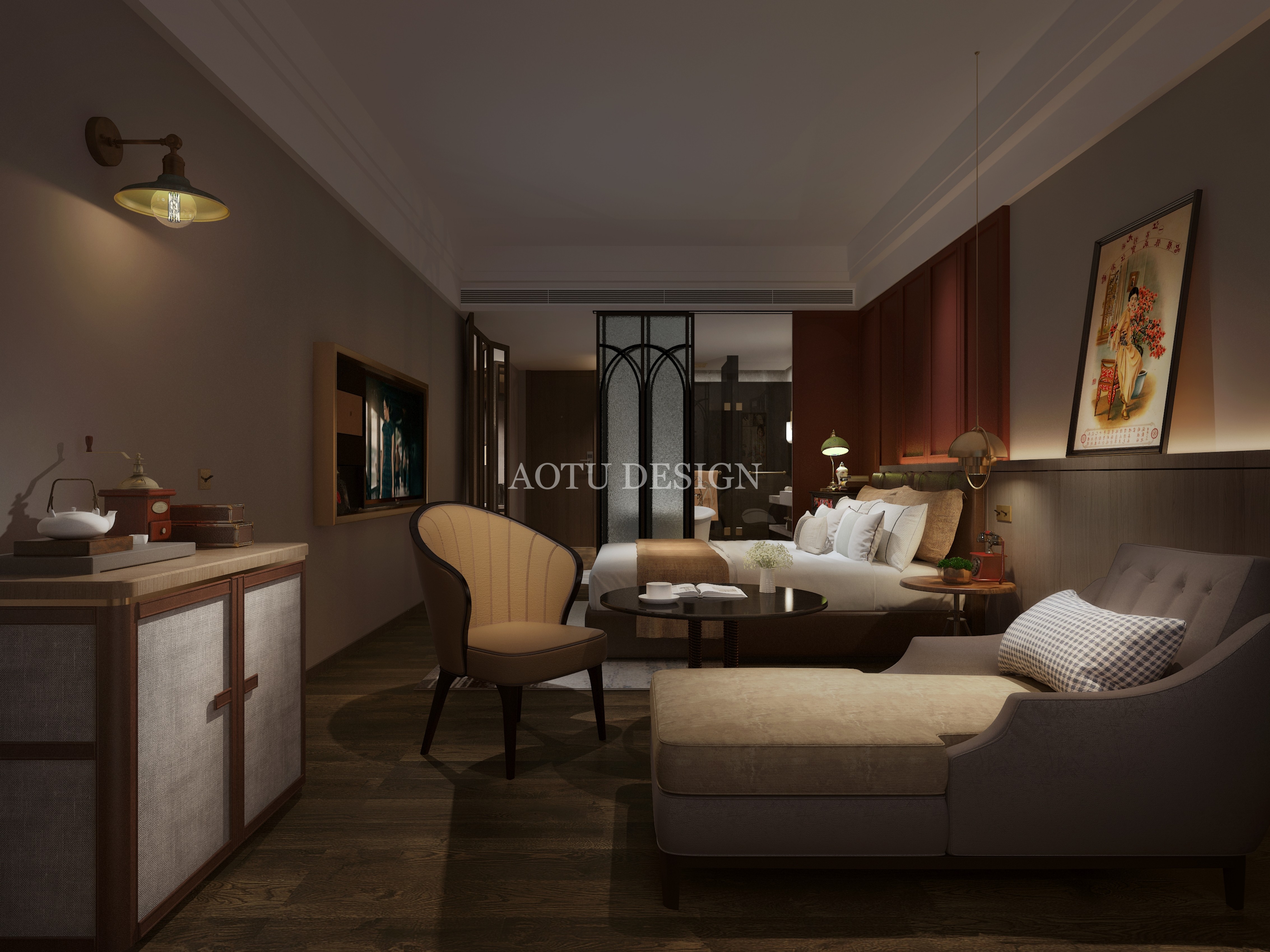 鄭州二七溪云酒店客房設(shè)計效果圖 鄭州二七溪云酒店客房設(shè)計效果圖