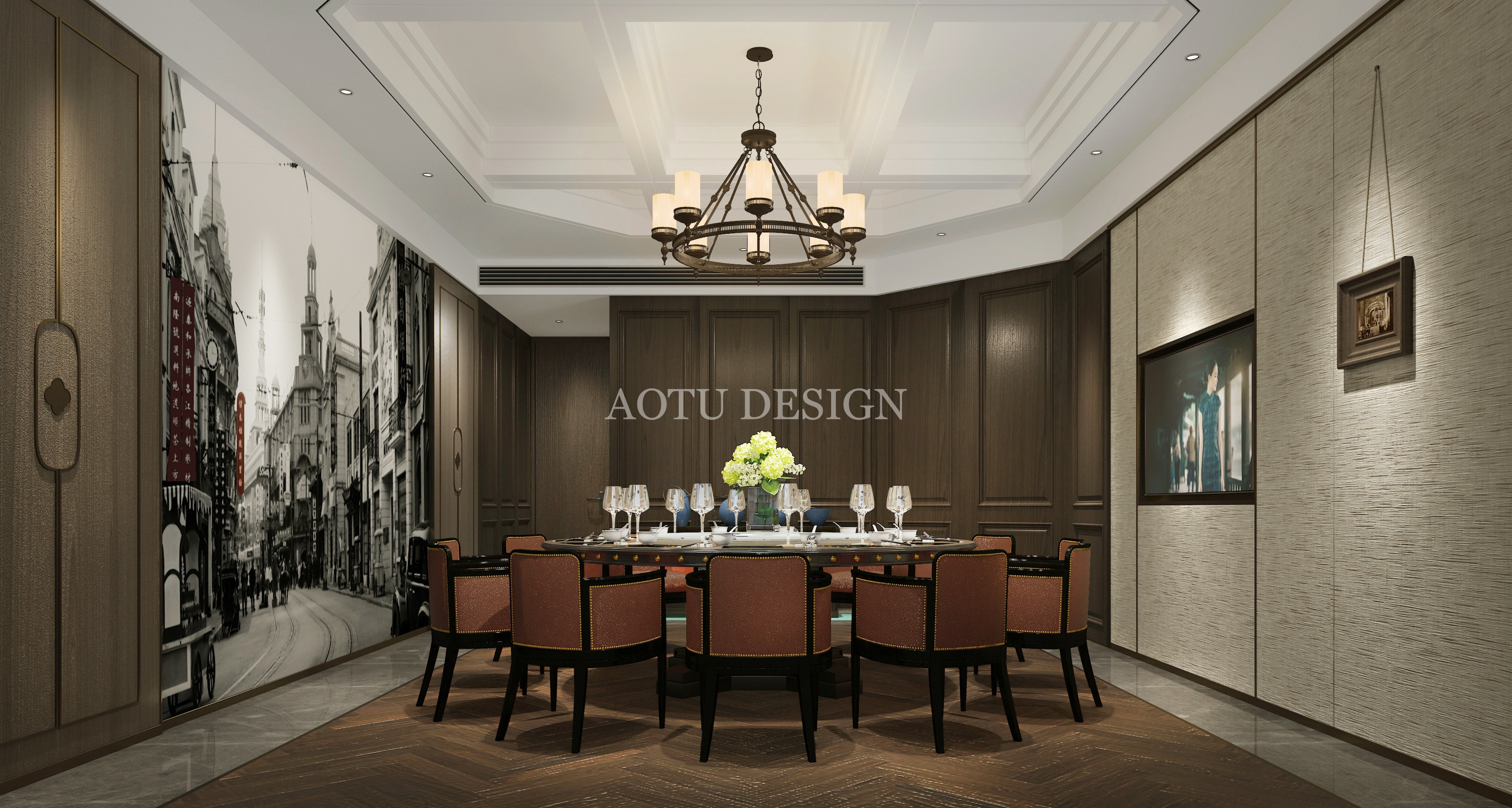 鄭州二七溪云酒店餐廳設(shè)計效果圖 鄭州二七溪云酒店餐廳設(shè)計效果圖