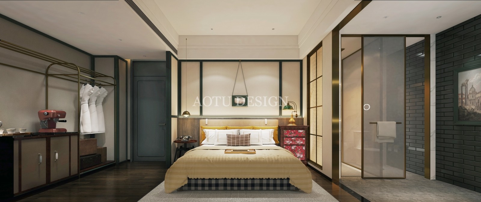 鄭州二七溪云酒店客房設(shè)計效果圖 鄭州二七溪云酒店客房設(shè)計效果圖