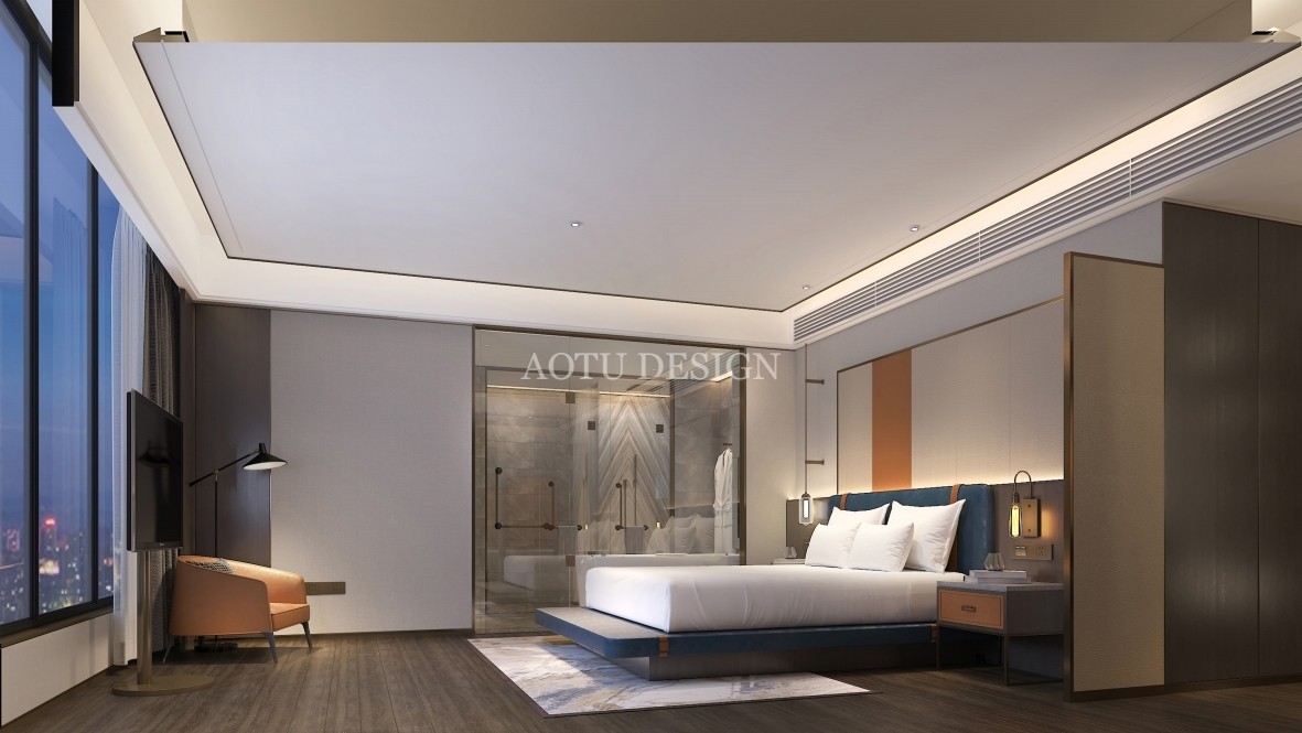 鄭州世航酒店雙床房設(shè)計效果圖 鄭州世航酒店雙床房設(shè)計效果圖