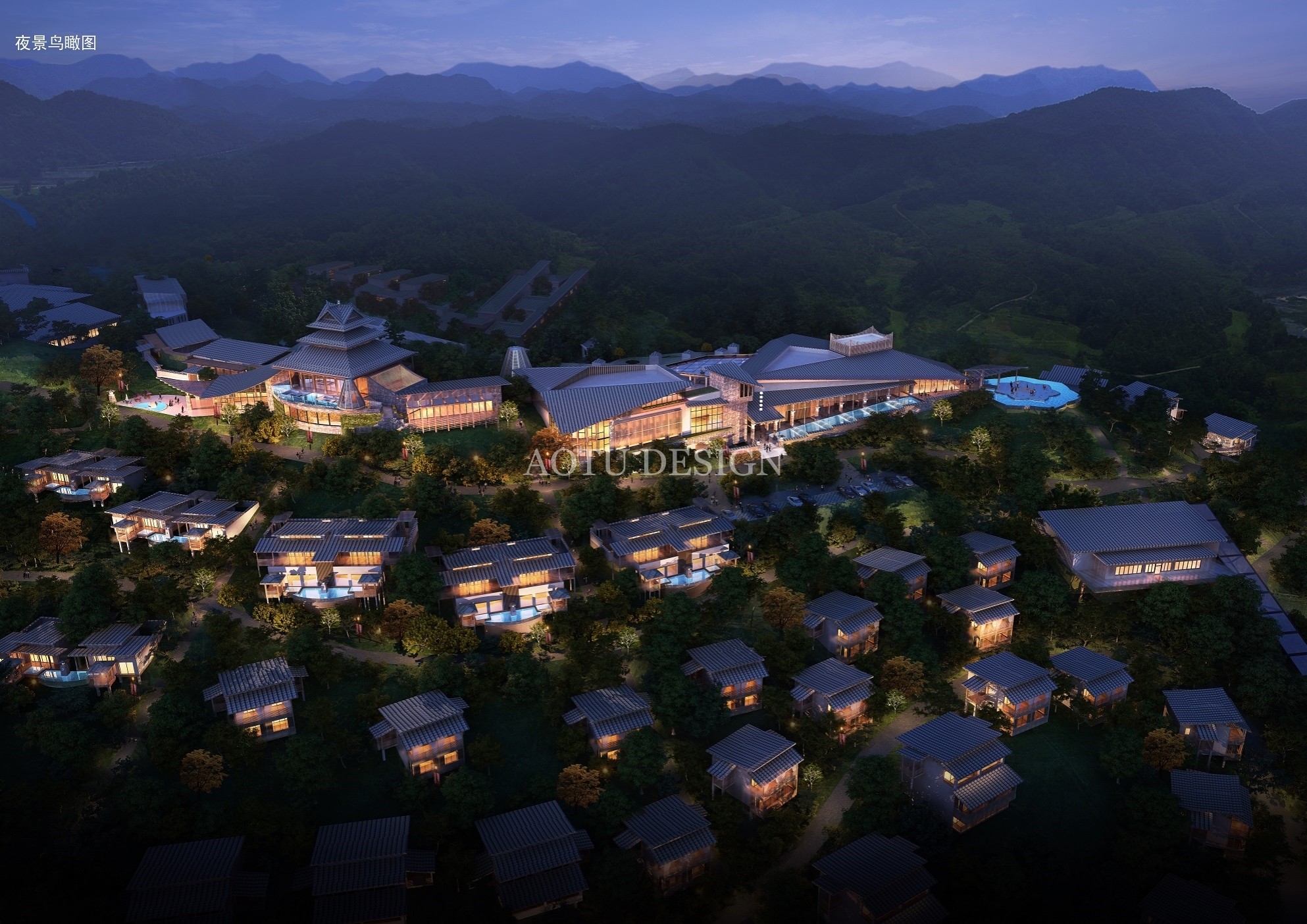 九龍山溫泉度假酒店設(shè)計(jì)案例 九龍山溫泉度假酒店設(shè)計(jì)案例