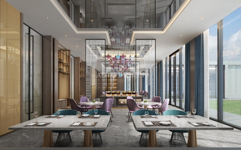 洛陽(yáng)華美達(dá)酒店全日制餐廳設(shè)計(jì)效果圖 洛陽(yáng)華美達(dá)酒店全日制餐廳設(shè)計(jì)效果圖