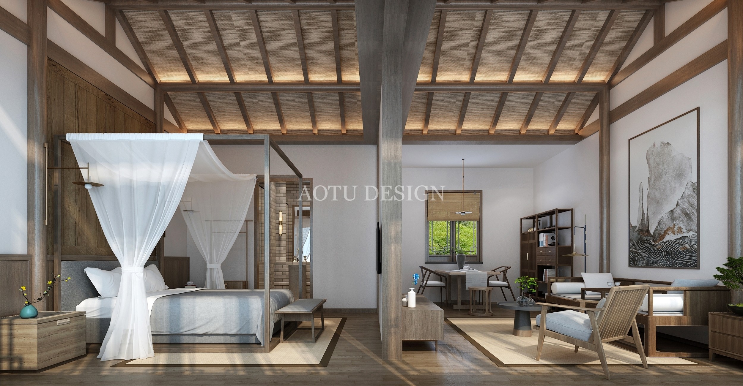 魏家坡精品民宿客房設計效果圖 魏家坡精品民宿客房設計效果圖