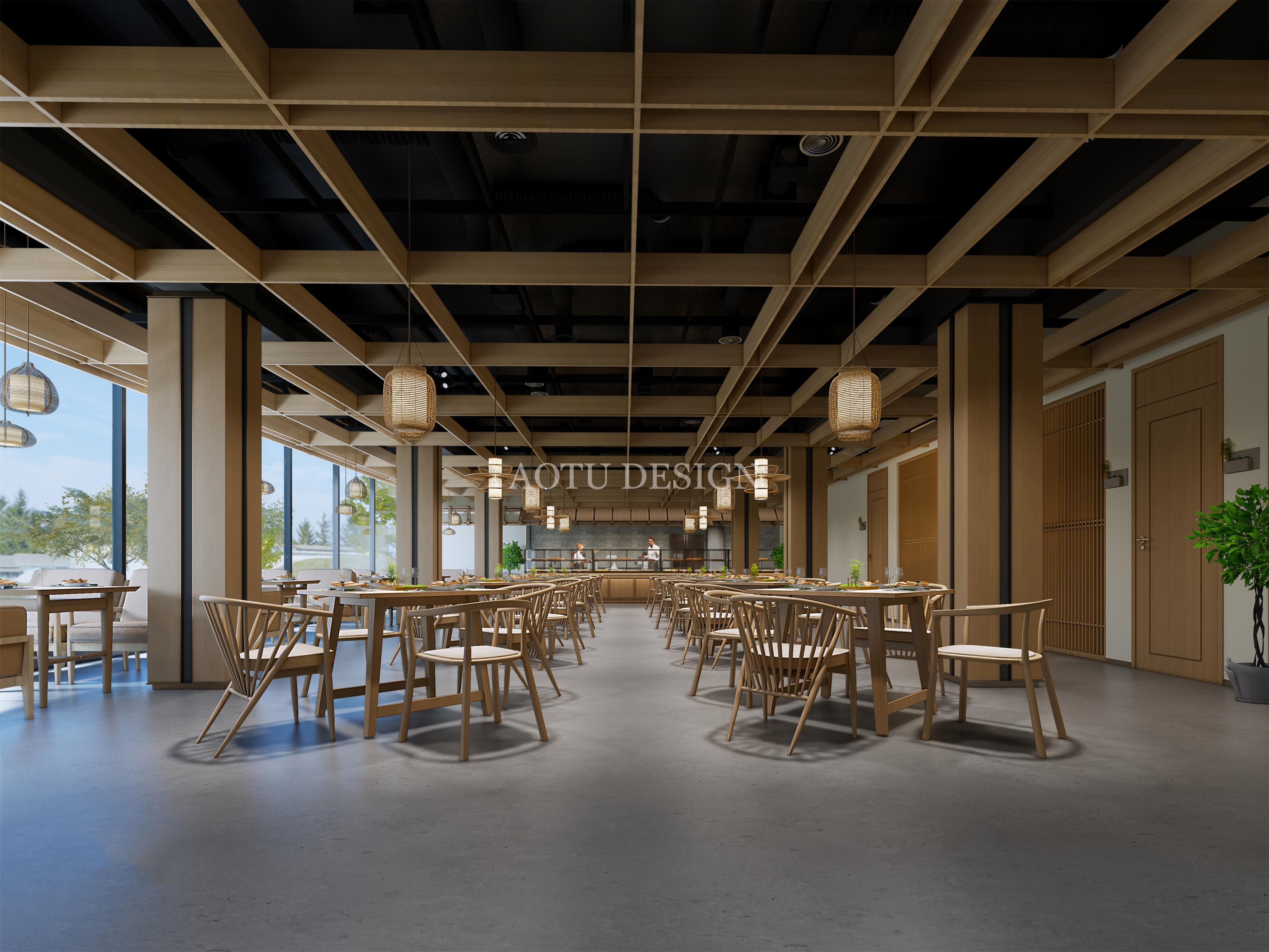 云山林棲精品民宿餐廳設(shè)計(jì)效果圖 云山林棲精品民宿餐廳設(shè)計(jì)效果圖