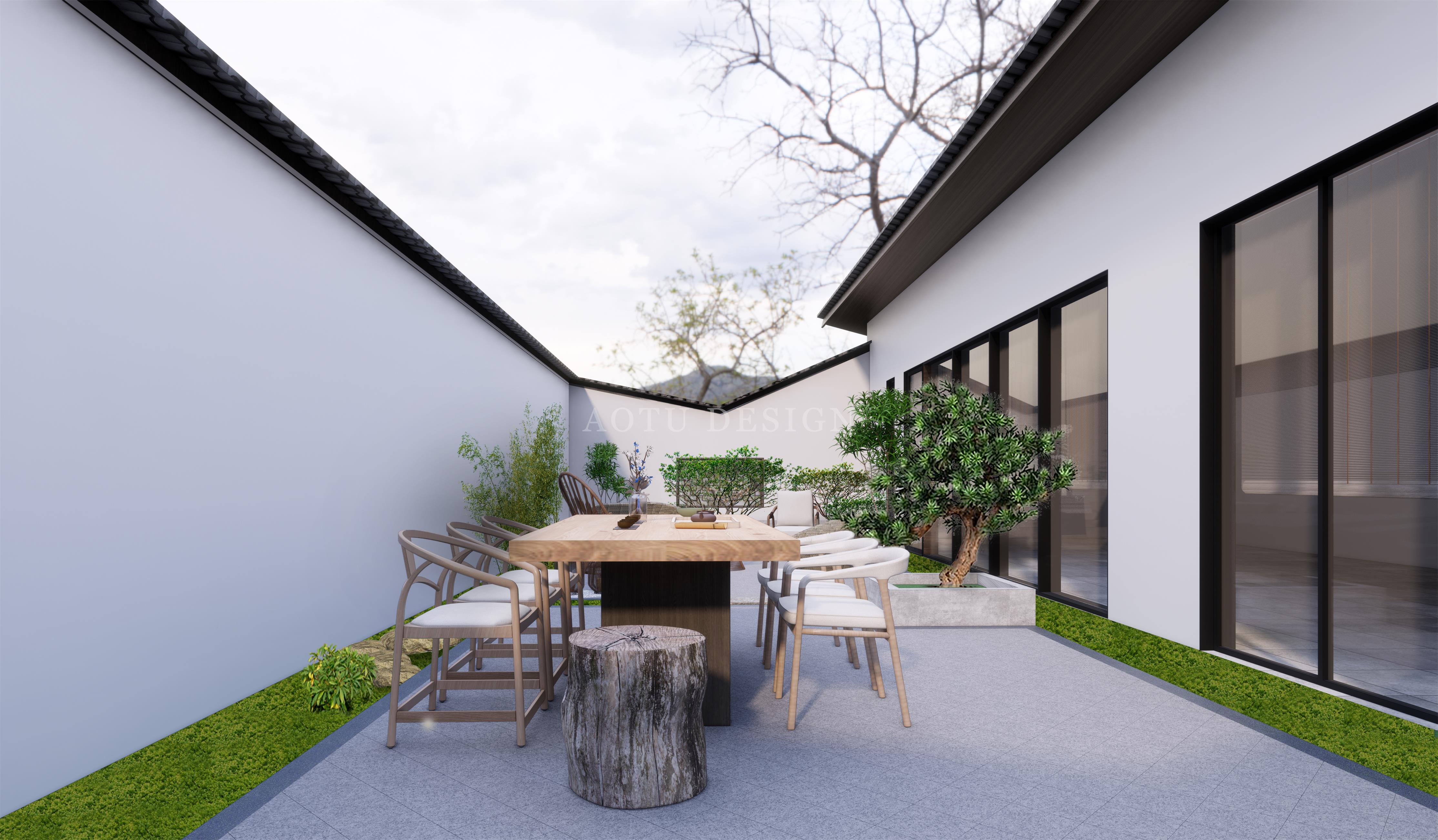 云山林棲精品民宿屋頂花園效果圖 云山林棲精品民宿屋頂花園效果圖