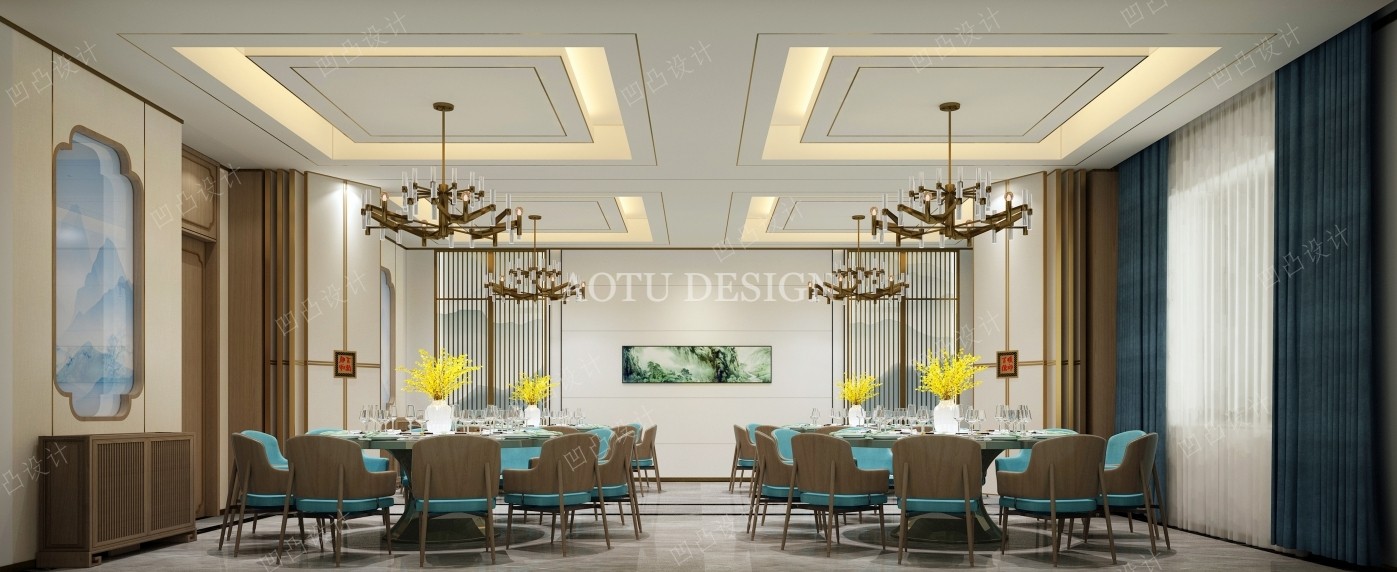 唐山百順德烤鴨包間設(shè)計(jì)效果圖