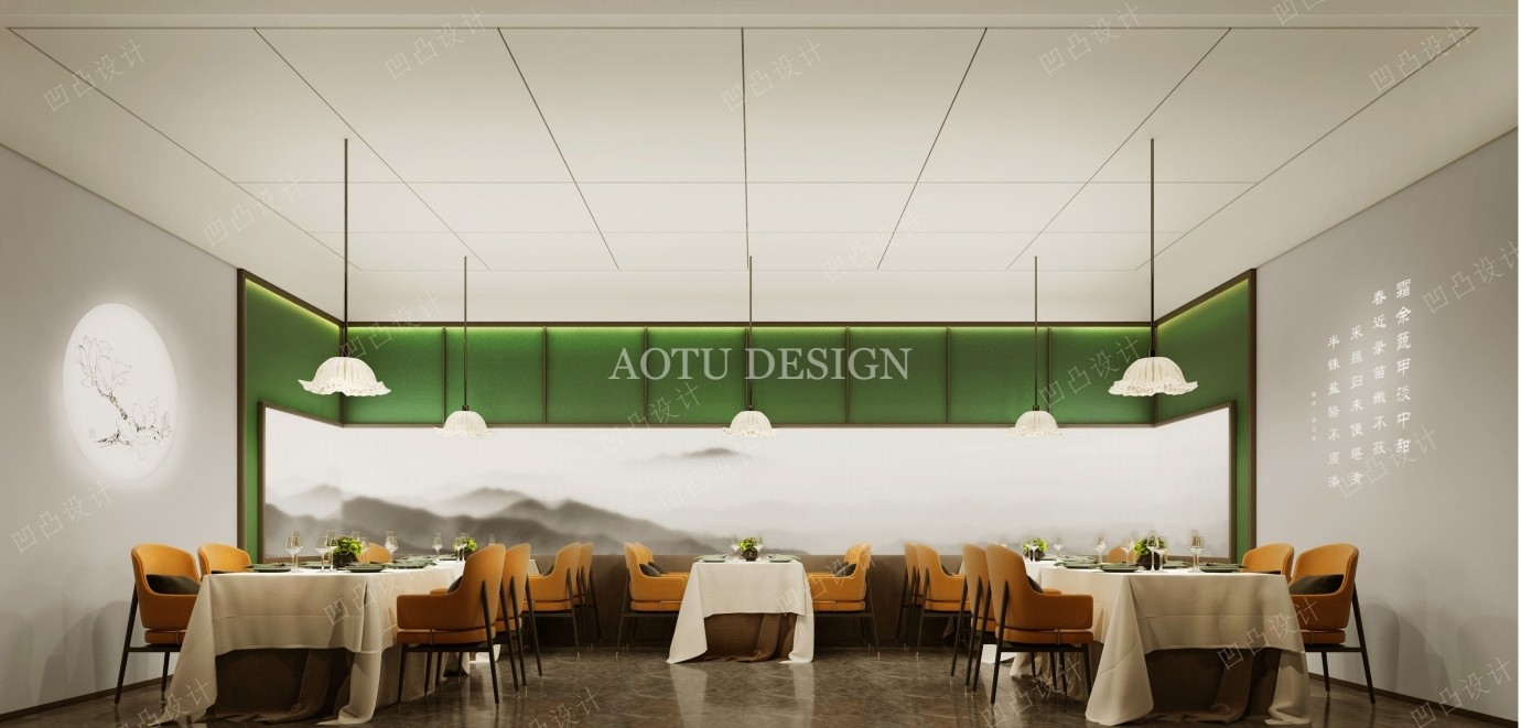 唐山百順德烤鴨包間設(shè)計(jì)效果圖