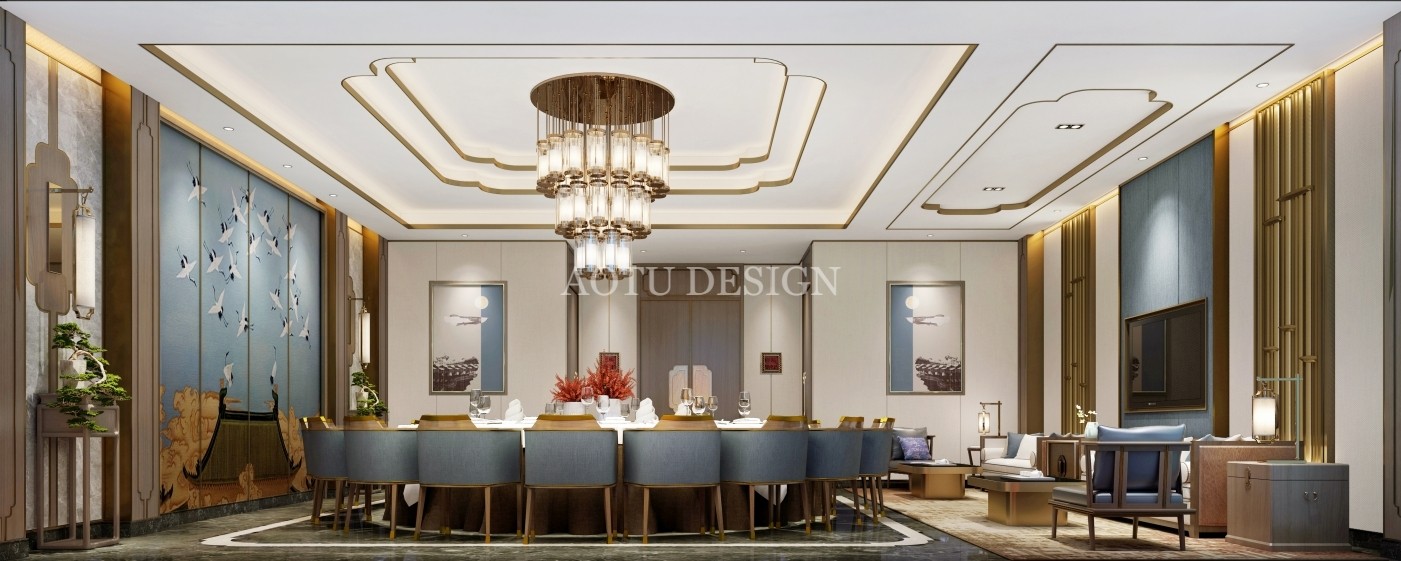 北京百順德烤鴨包間設(shè)計(jì)方案效果圖