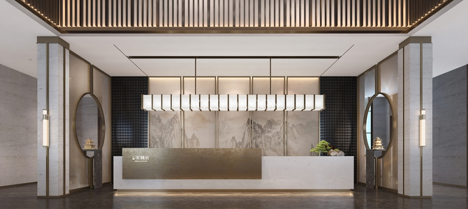 美林府售樓部銷(xiāo)控臺(tái)區(qū)設(shè)計(jì)效果圖 美林府售樓部銷(xiāo)控臺(tái)區(qū)設(shè)計(jì)效果圖