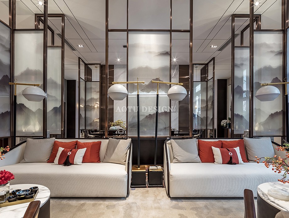 大橋龍府售樓部洽談區(qū)設(shè)計案例 大橋龍府售樓部洽談區(qū)設(shè)計案例