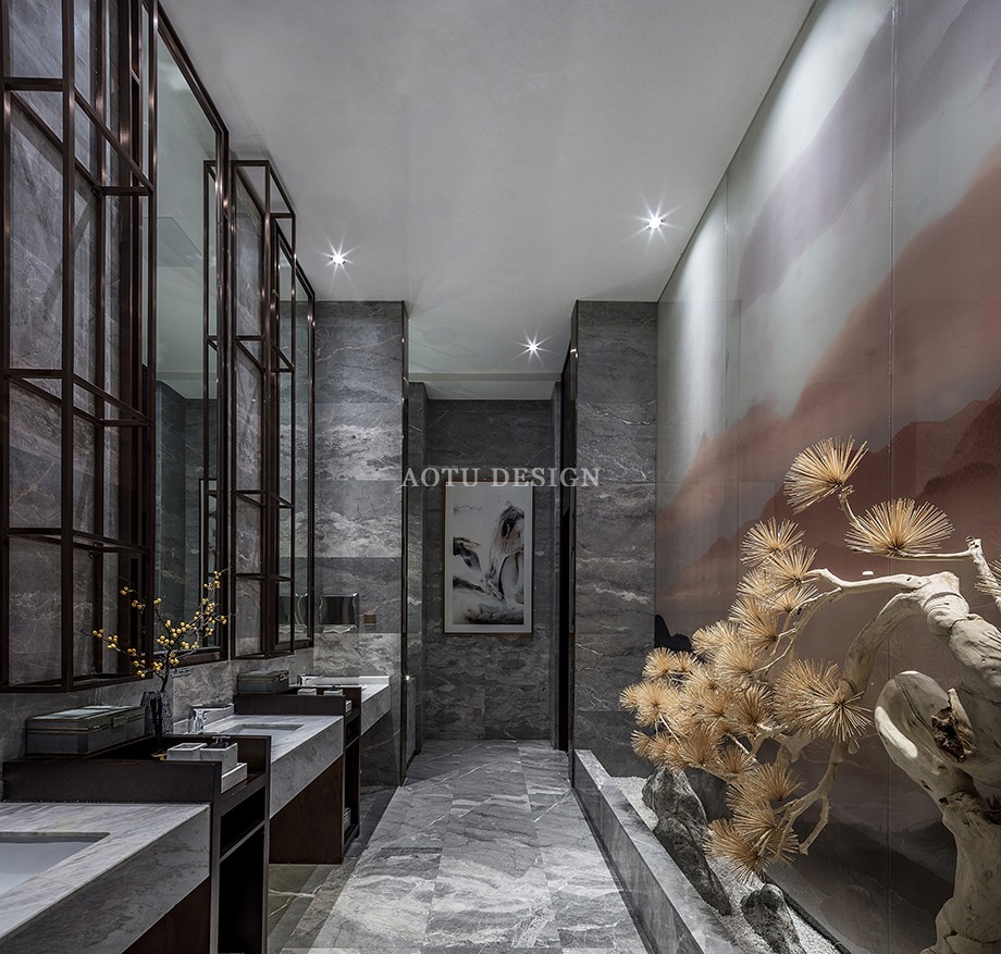 大橋龍府售樓部衛(wèi)生間設(shè)計案例 大橋龍府售樓部衛(wèi)生間設(shè)計案例