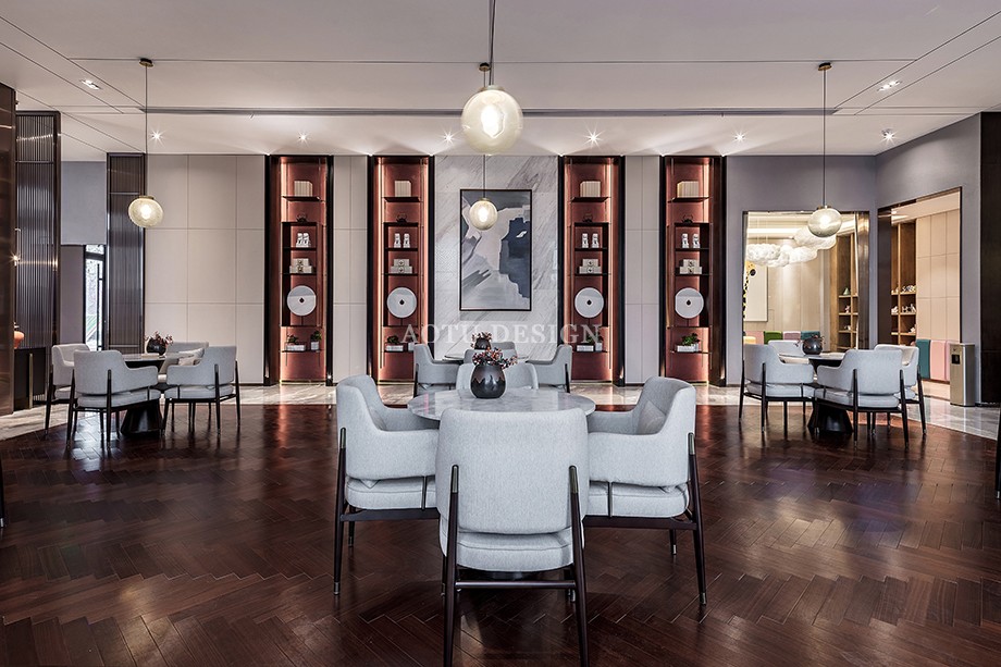 大橋龍府售樓部洽談區(qū)設(shè)計案例 大橋龍府售樓部洽談區(qū)設(shè)計案例