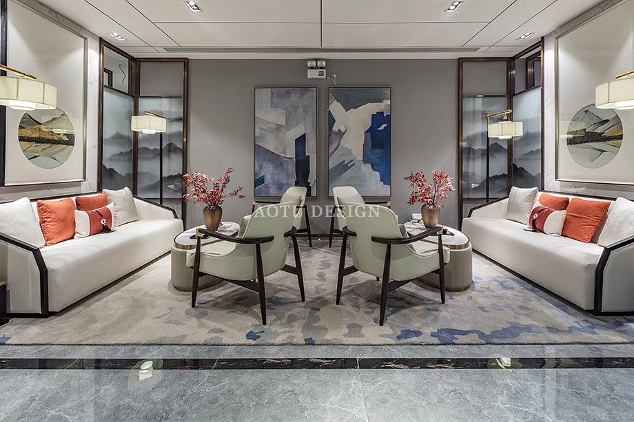 大橋龍府售樓部VIP洽談區(qū)設(shè)計案例 大橋龍府售樓部VIP洽談區(qū)設(shè)計案例