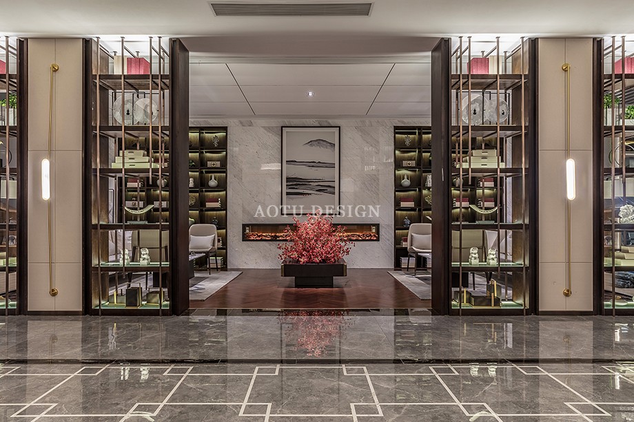 大橋龍府售樓部VIP洽談區(qū)設(shè)計案例 大橋龍府售樓部VIP洽談區(qū)設(shè)計案例