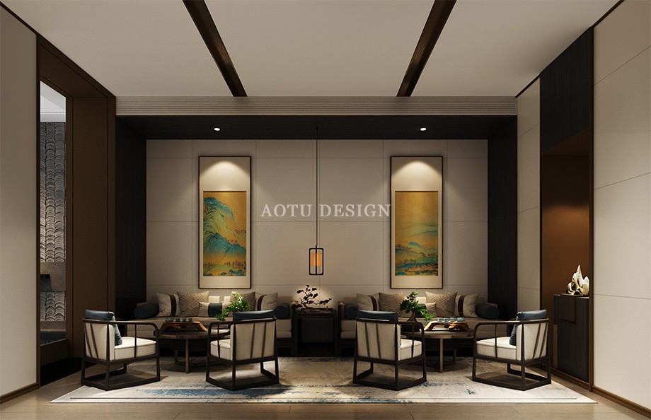 九龍山城市展廳洽談區(qū)設(shè)計(jì)效果圖 九龍山城市展廳洽談區(qū)設(shè)計(jì)效果圖