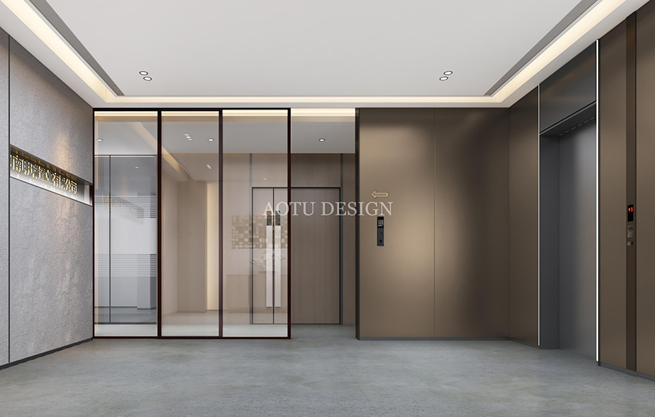 辦公室入口設(shè)計(jì)-電梯廳入口設(shè)計(jì)-河南明瑞置業(yè)公司辦公設(shè)計(jì)效果圖 辦公室入口設(shè)計(jì)-電梯廳入口設(shè)計(jì)-河南明瑞置業(yè)公司辦公設(shè)計(jì)效果圖