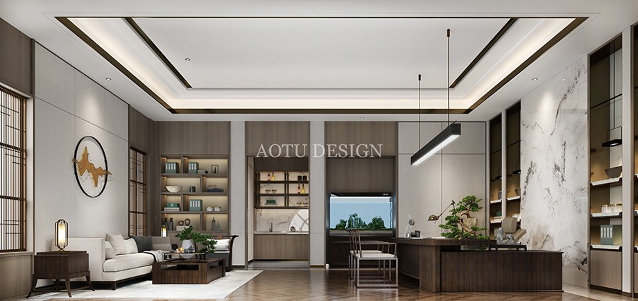 福成置業(yè)售樓部VIP洽談區(qū)設(shè)計效果圖