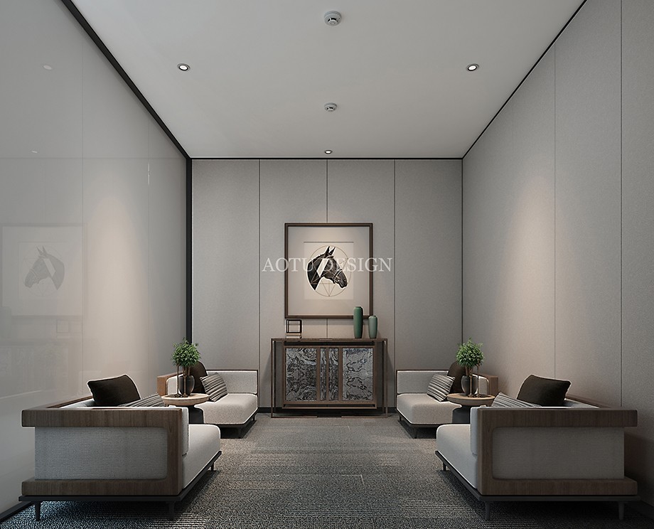 福成置業(yè)售樓部深度洽談區(qū)設(shè)計效果圖