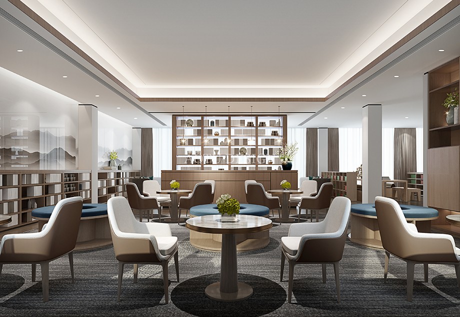  榮邦城售樓部洽談區(qū)設(shè)計效果圖
