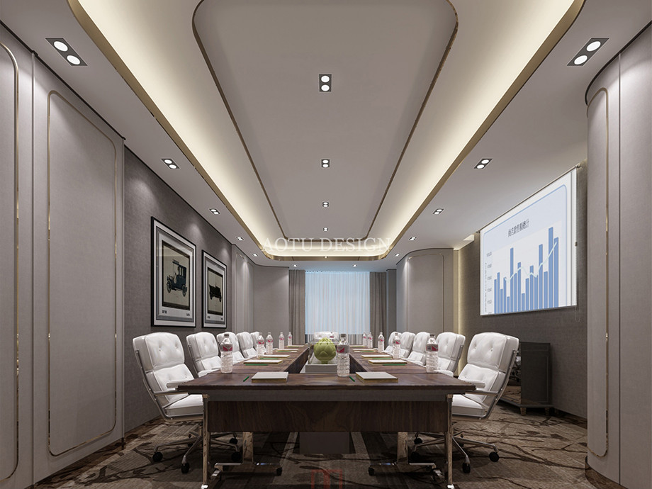 簡歐式會(huì)議室設(shè)計(jì)方案-凹凸辦公設(shè)計(jì)公司