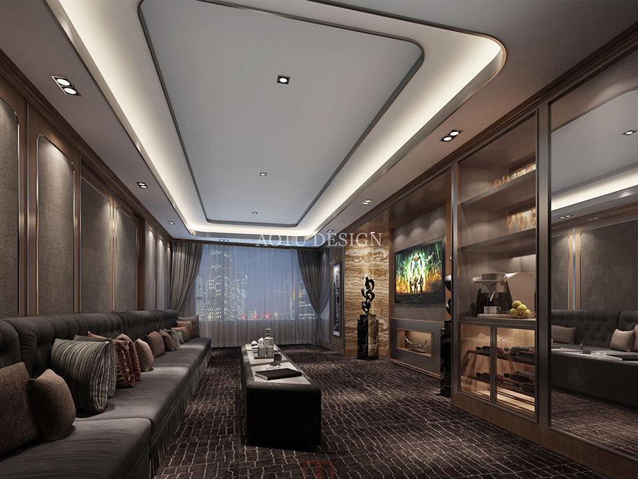 簡歐式企業(yè)辦公會(huì)所休息室設(shè)計(jì)方案-凹凸辦公設(shè)計(jì)公司