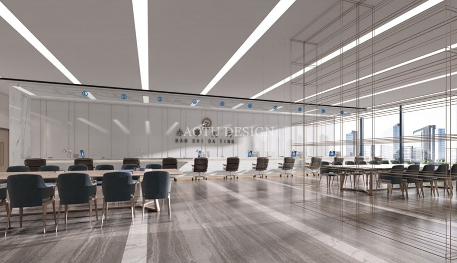 辦事大廳設(shè)計-鄭州東站調(diào)度中心設(shè)計效果圖 辦事大廳設(shè)計-鄭州東站調(diào)度中心設(shè)計效果圖