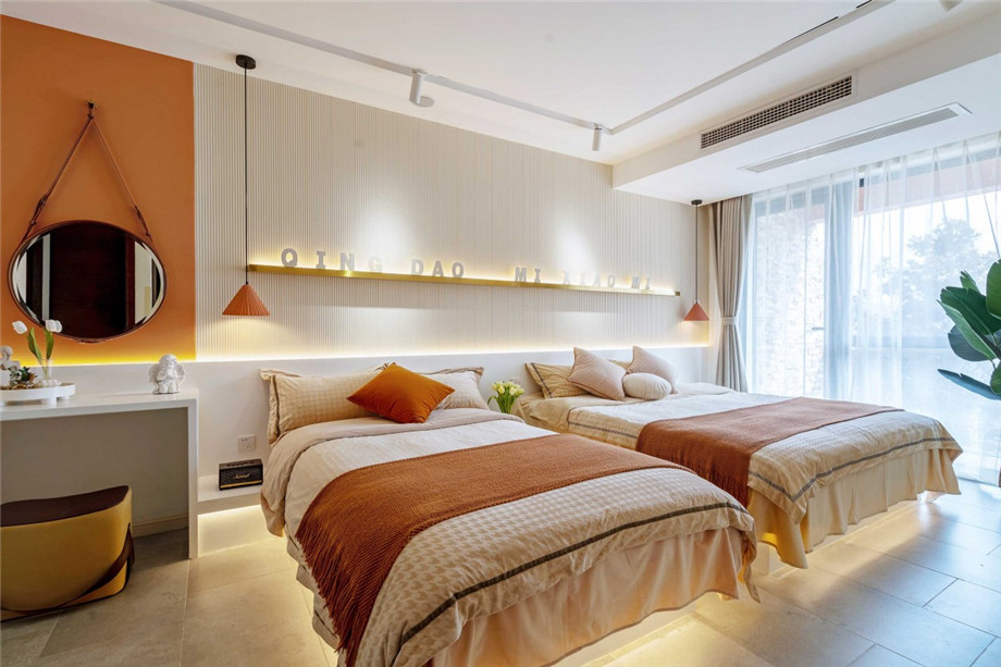 客房設(shè)計-集休閑、居住、娛樂一體的米小米復(fù)合型民宿設(shè)計