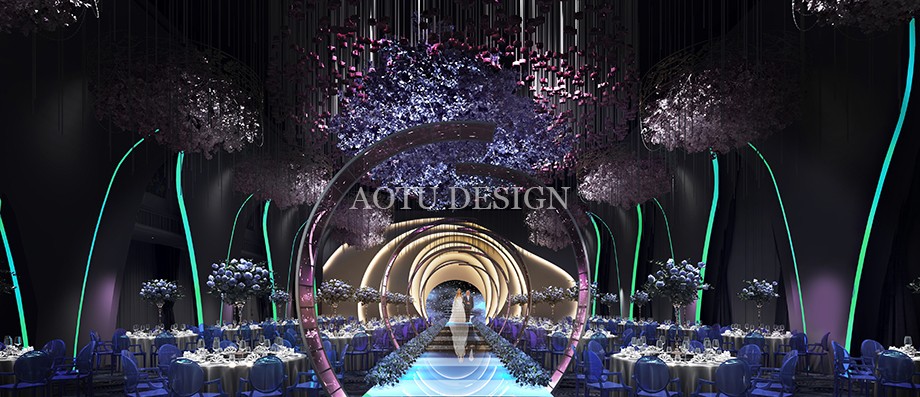 婚禮宴會(huì)廳設(shè)計(jì)-周口秀海婚宴酒樓設(shè)計(jì)-婚禮主題酒店設(shè)計(jì)效果圖