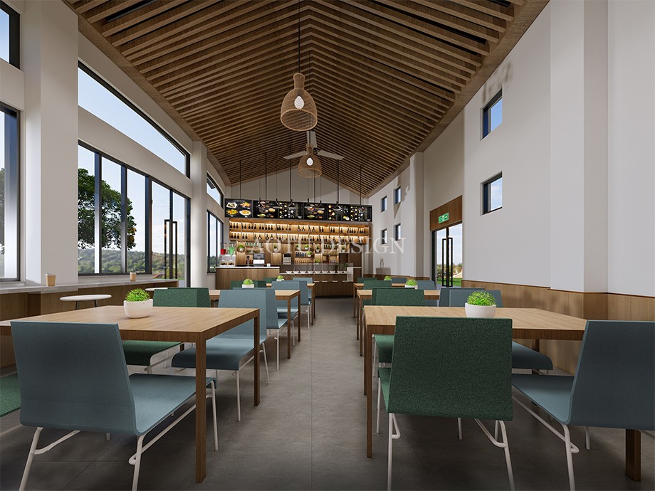 餐廳設計-沙盤展示區(qū)設計-開封佘店旅游區(qū)接待中心設計案例-凹凸設計