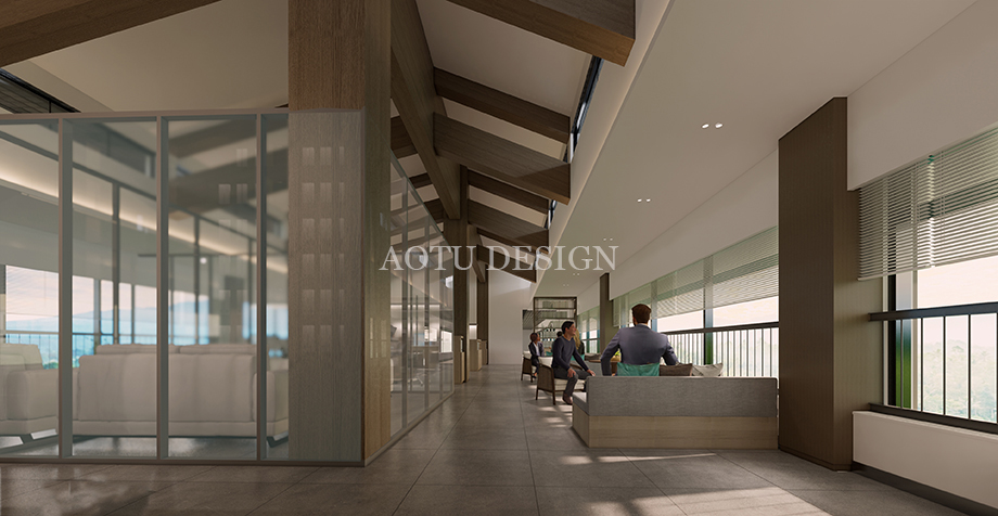 辦公室設計-開封佘店旅游區(qū)接待中心設計案例-凹凸設計