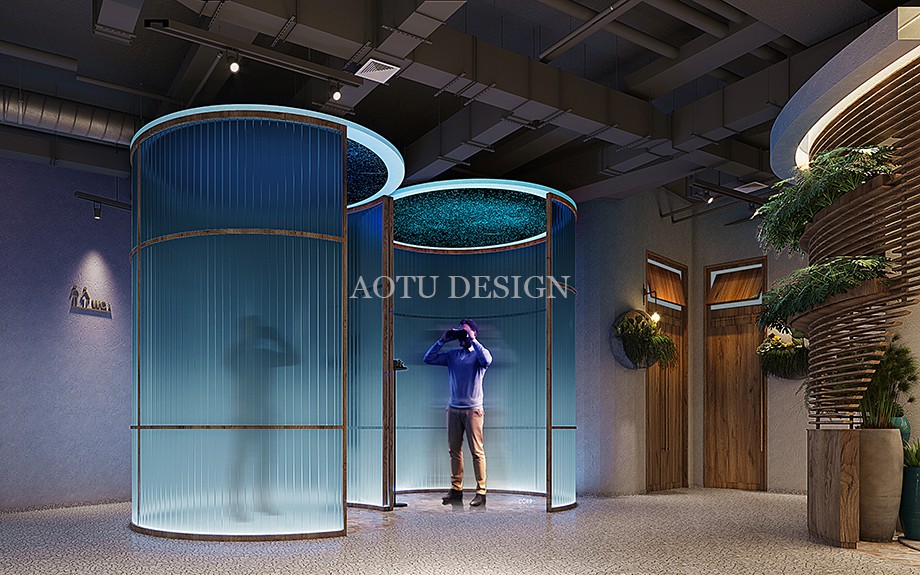 新鄉(xiāng)特色轟趴館VR體驗館裝修設(shè)計效果圖-鄭州凹凸設(shè)計公司 新鄉(xiāng)特色轟趴館VR體驗館裝修設(shè)計效果圖-鄭州凹凸設(shè)計公司