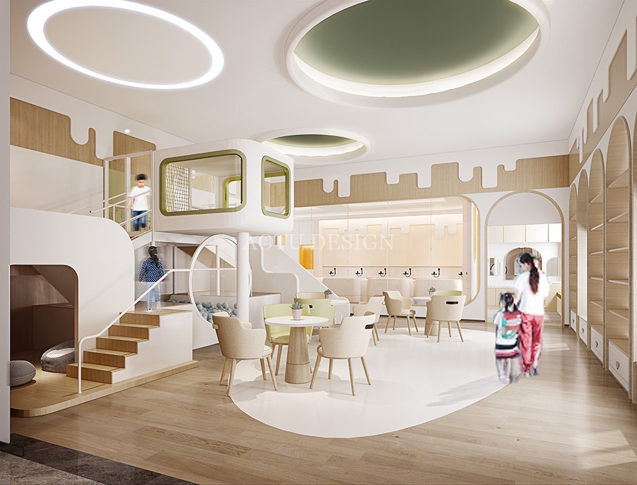 旺寶國際親子游泳俱樂部設計效果圖-凹凸設計公司