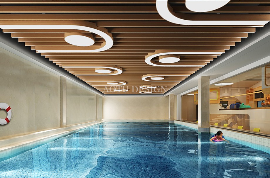 鄭州親子游泳館設計案例-凹凸設計公司