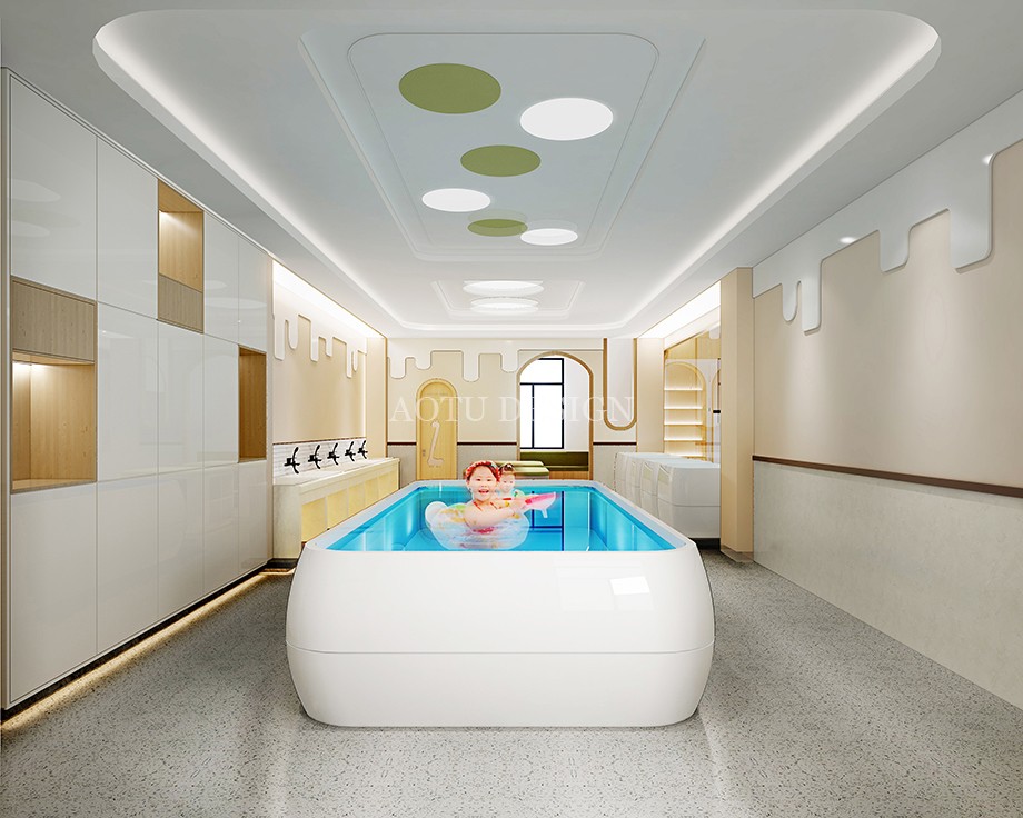 鄭州旺寶國際親子游泳俱樂部設計方案-凹凸設計公司
