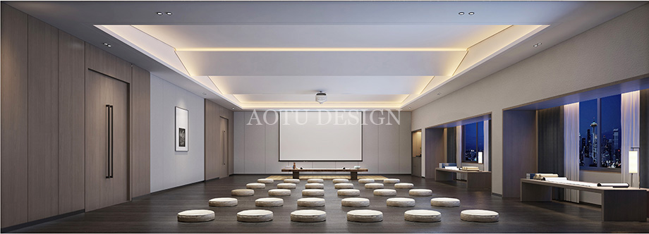 洛陽(yáng)全季酒店冥想室設(shè)計(jì)效果圖-凹凸設(shè)計(jì)公司
