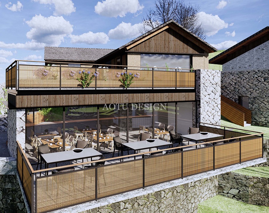 新鄉(xiāng)山的禮物民宿設(shè)計方案效果圖