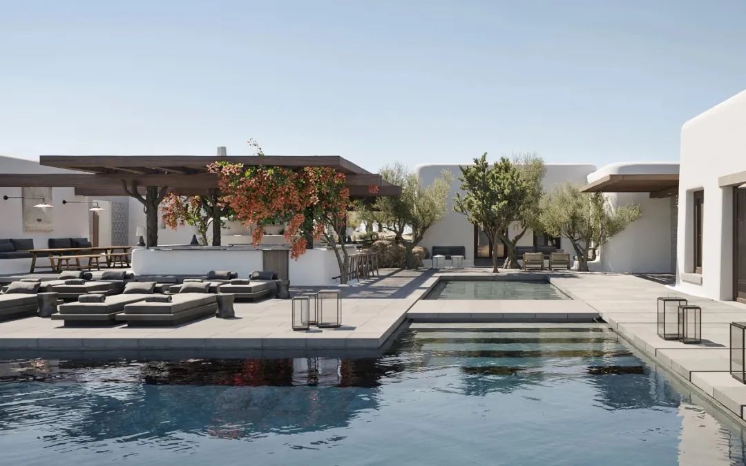 至簡至美的侘寂風希臘五星級精品民宿設計案例