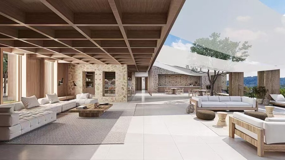 新鄉(xiāng)山的禮物民宿設(shè)計方案效果圖