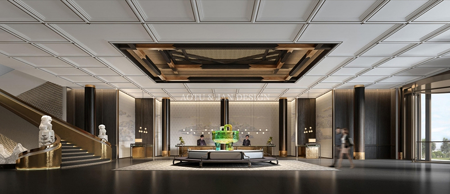 北京釣魚臺國賓館酒店大廳接待臺改造設(shè)計(jì)效果圖 北京釣魚臺國賓館酒店大廳接待臺改造設(shè)計(jì)效果圖