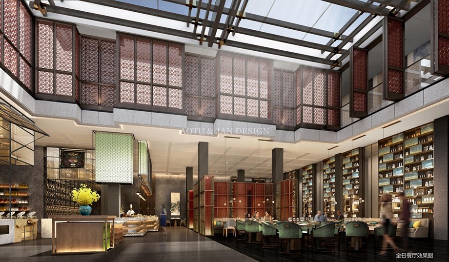 北京釣魚臺國賓館酒店全日制餐廳設(shè)計(jì)效果圖 北京釣魚臺國賓館酒店全日制餐廳設(shè)計(jì)效果圖