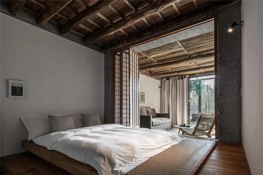 侘寂風(fēng)杉語(yǔ)民宿客房設(shè)計(jì) 經(jīng)典鄉(xiāng)村民宿改造設(shè)計(jì)案例 侘寂風(fēng)杉語(yǔ)民宿客房設(shè)計(jì) 經(jīng)典鄉(xiāng)村民宿改造設(shè)計(jì)案例