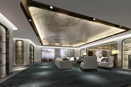 簡歐式企業(yè)會(huì)所兼辦公設(shè)計(jì)