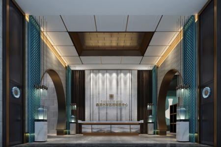 鑫源水岸名居銷售中心設(shè)計(jì)