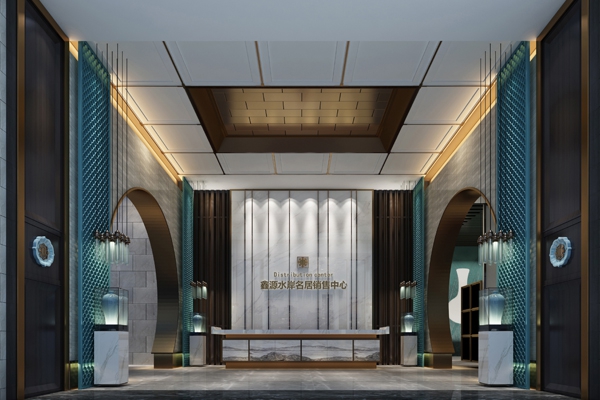 鑫源水岸名居銷售中心設(shè)計